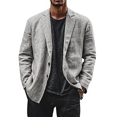 Blazer lino uomo usato  Spedito ovunque in Italia 