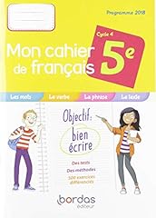 Cahier français 5e d'occasion  Livré partout en France