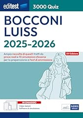 Test bocconi luiss usato  Spedito ovunque in Italia 