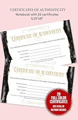 Certificate authenticity artwo for sale  Delivered anywhere in UK