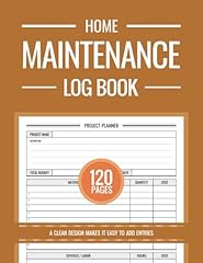 Home maintenance log for sale  Delivered anywhere in USA 