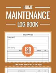 Home maintenance log for sale  Delivered anywhere in USA 