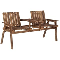 Outsunny seater wooden for sale  Delivered anywhere in UK