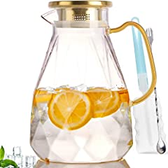 Yirilan glass pitcher for sale  Delivered anywhere in USA 