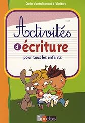Activites ecriture d'occasion  Livré partout en France