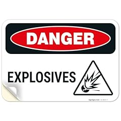 Osha danger explosives for sale  Delivered anywhere in USA 