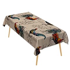 Ofila rooster tablecloth for sale  Delivered anywhere in USA 