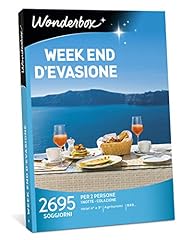 Wonderbox weekend evasione usato  Spedito ovunque in Italia 