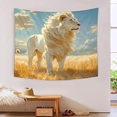 Rqathduud lion tapisserie d'occasion  Livré partout en France
