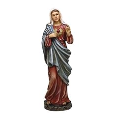 Sacred Heart of Mary Statue Purity Charity and Devotion, used for sale  Delivered anywhere in USA 