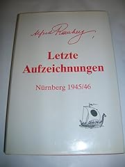 Letzte aufzeichnungen nürnber gebraucht kaufen  Wird an jeden Ort in Deutschland