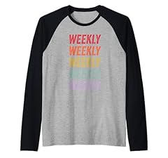 Weekly raglan baseball for sale  Delivered anywhere in UK