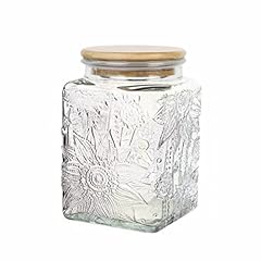 Square glass jar for sale  Delivered anywhere in USA 