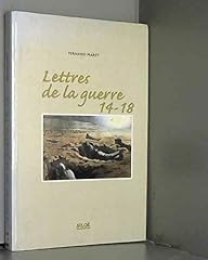 Lettres guerre 14 d'occasion  Livré partout en France