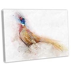 Pheasant watercolour style for sale  Delivered anywhere in UK