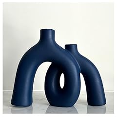 Matte blue vase for sale  Delivered anywhere in USA 