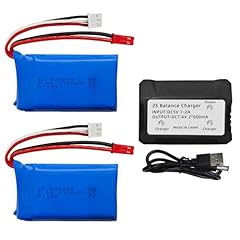 2pcs 7.4v 1100mah usato  Spedito ovunque in Italia 