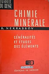 Chimie minerale generalites d'occasion  Livré partout en France
