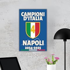 Poster napoli celebrativo usato  Spedito ovunque in Italia 