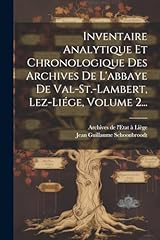 Inventaire analytique chronolo d'occasion  Livré partout en France