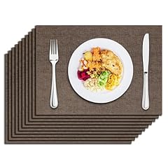 Faux leather placemats for sale  Delivered anywhere in USA 
