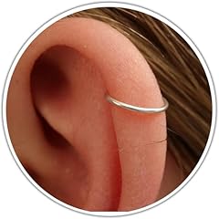 Silver helix hoop for sale  Delivered anywhere in UK