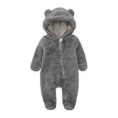 Baby fleece snowsuit for sale  Delivered anywhere in UK