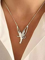 Fairy tinkerbell necklace for sale  Delivered anywhere in UK