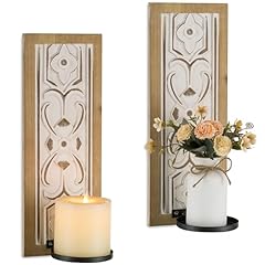 Wood wall candle for sale  Delivered anywhere in USA 