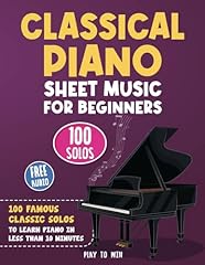 Classical piano sheet for sale  Delivered anywhere in USA 