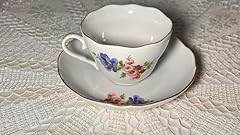 Tasse untertasse blumenmotiven gebraucht kaufen  Wird an jeden Ort in Deutschland