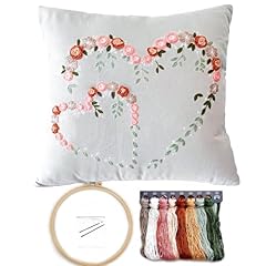 Fonnuy crewel pillow for sale  Delivered anywhere in USA 