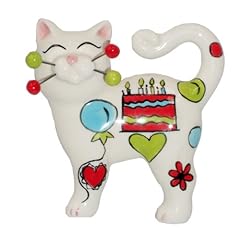 Whimsiclay birthday cat for sale  Delivered anywhere in USA 