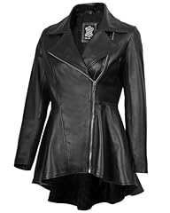 Fjackets black leather for sale  Delivered anywhere in UK