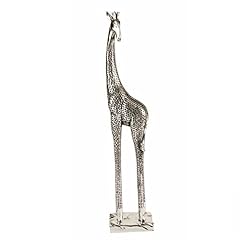 Silver giraffe statue for sale  Delivered anywhere in Ireland