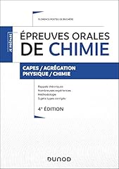 épreuves orales chimie d'occasion  Livré partout en France