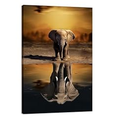 Modojoart elephant canvas for sale  Delivered anywhere in USA 