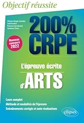 épreuve écrite arts d'occasion  Livré partout en Belgiqu