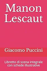 Manon lescaut libretto usato  Spedito ovunque in Italia 
