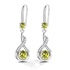 Peridot drop earrings for sale  Delivered anywhere in UK