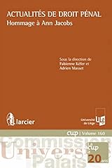 Actualités droit pénal d'occasion  Livré partout en France