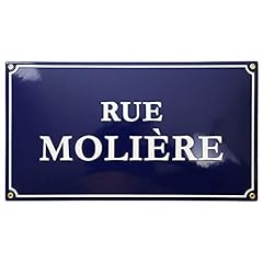 Plaque rue emaillée d'occasion  Livré partout en France