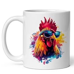 Rooster ceramic coffee for sale  Delivered anywhere in USA 