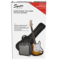 Stratocaster confezione marron usato  Spedito ovunque in Italia 