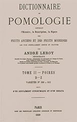 Dictionnaire pomologie tome d'occasion  Livré partout en France