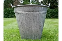 Large round galvanised for sale  Delivered anywhere in UK