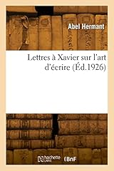 Lettres xavier art d'occasion  Livré partout en France