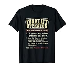 Forklift Operator Funny Dictionary Definition T-Shirt for sale  Delivered anywhere in USA 