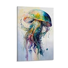 Jelly fish watercolor for sale  Delivered anywhere in USA 