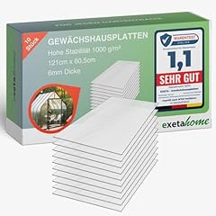 Exeta 10x gewächshausplatten gebraucht kaufen  Wird an jeden Ort in Deutschland